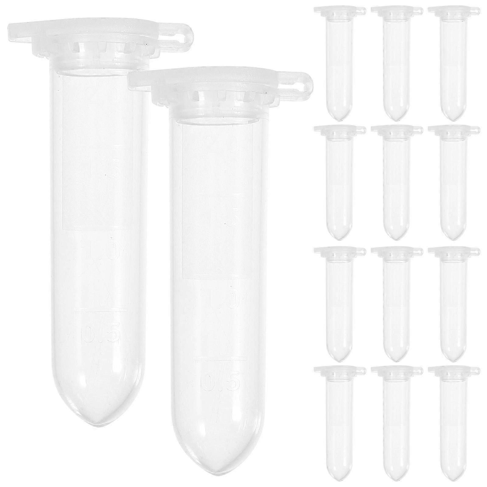 500 ks Víčka na zkumavky Mini centrifugační zkumavky Zkumavky Snap 2ml zkumavka Mikrocentrifuga Laboratorní zkumavky