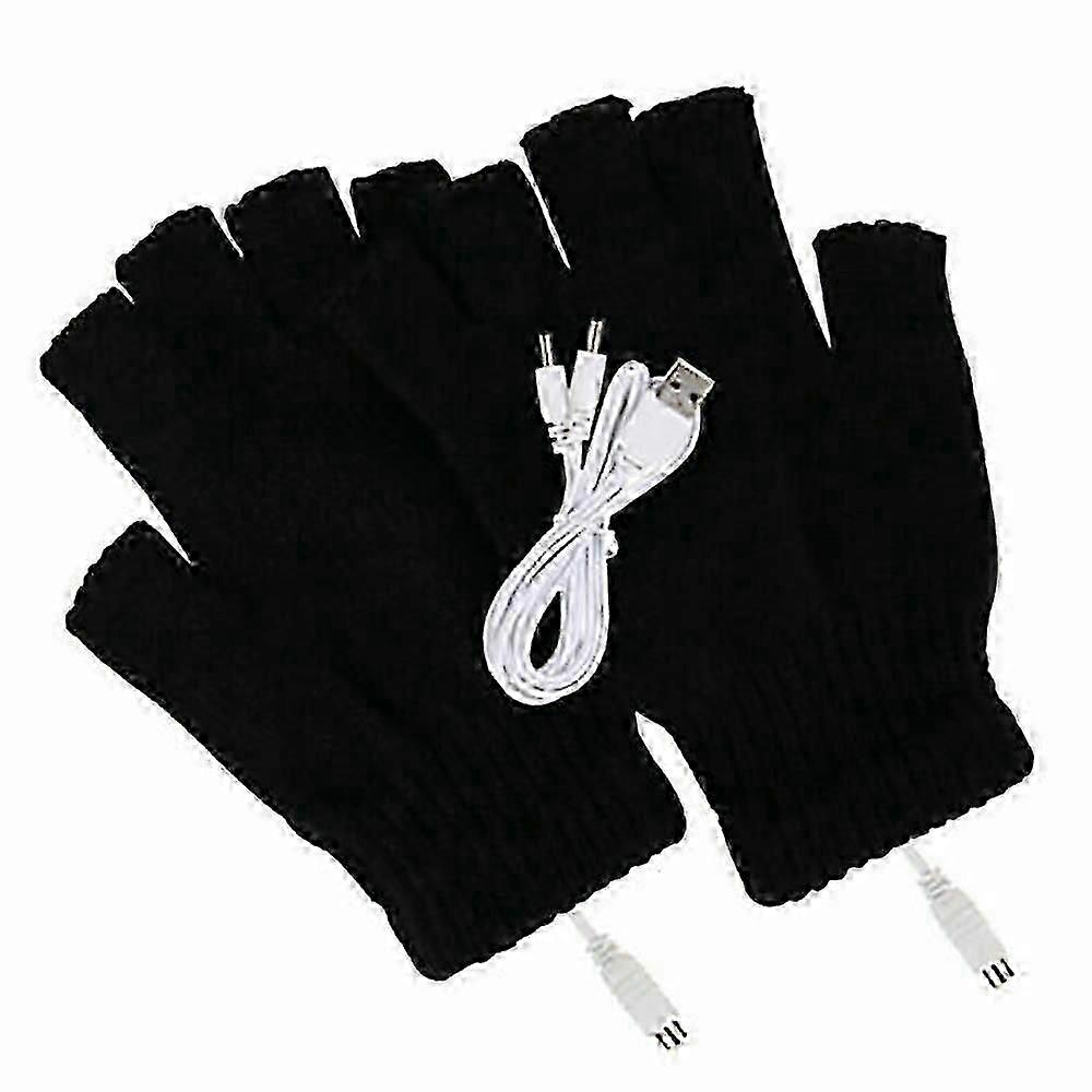 USB Thermal Heated Glove Full/Half Finger Rechargeable