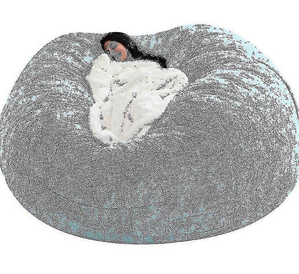 For Lazy Sofa Bean Bag Artificial Fur Bean Bag Bean