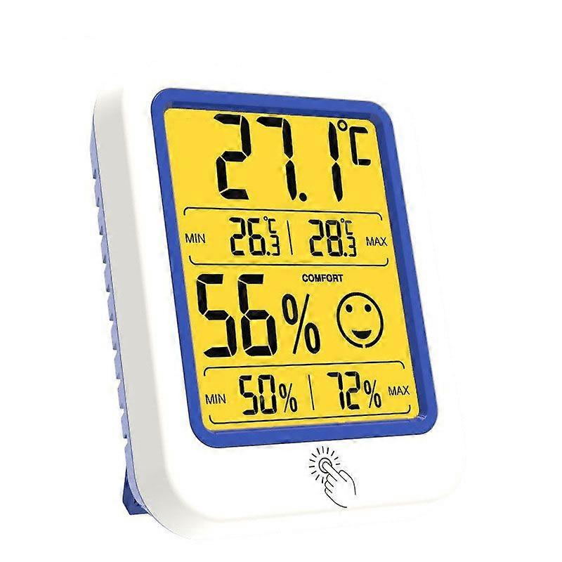 Wall-mounted thermometer home indoor digital temperature and humidity meter backlight digital display temperature and humidity meter