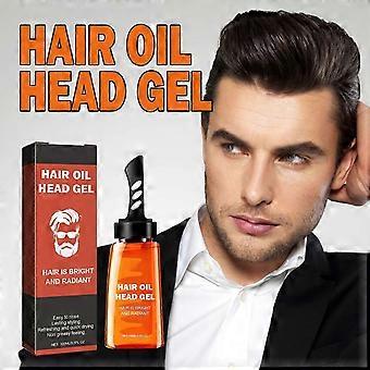 Men Hair Wax Gel With Comb 2-in-1 Men Hair Styling Gel With CombStyling Combs Men's Grooming Hair Ge