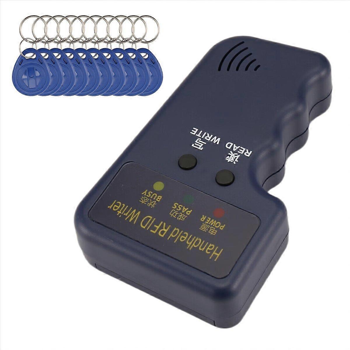 Handheld 125KHz RFID Reader Writer Duplicator Copier,with 10Pcs Cards