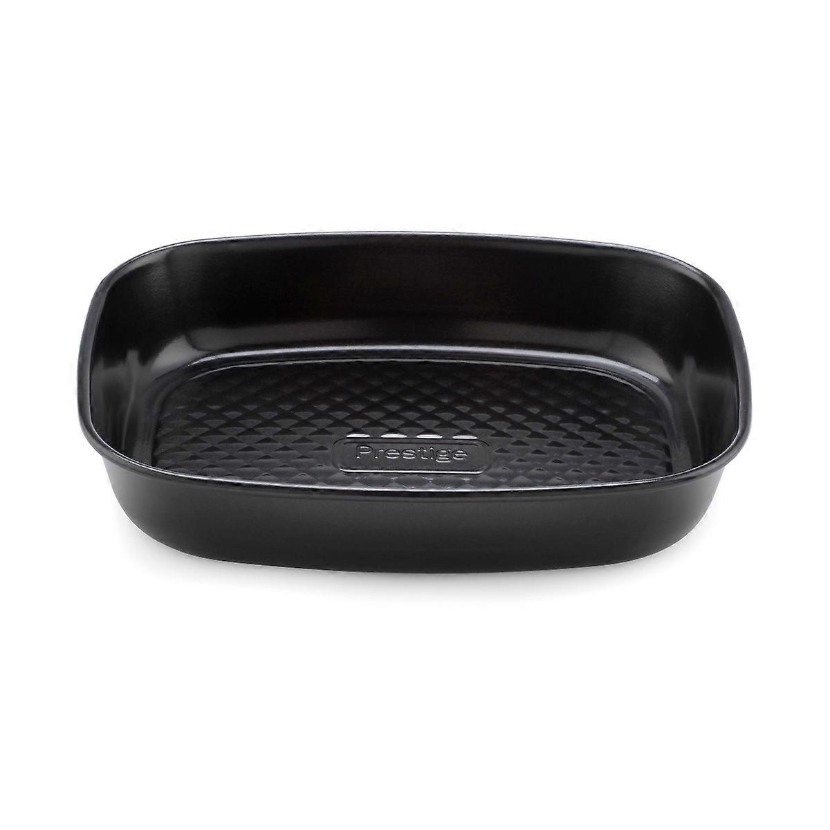 Prestige Inspire Roaster Black Steel Rectangular Non Stick Roasting Dish - Large