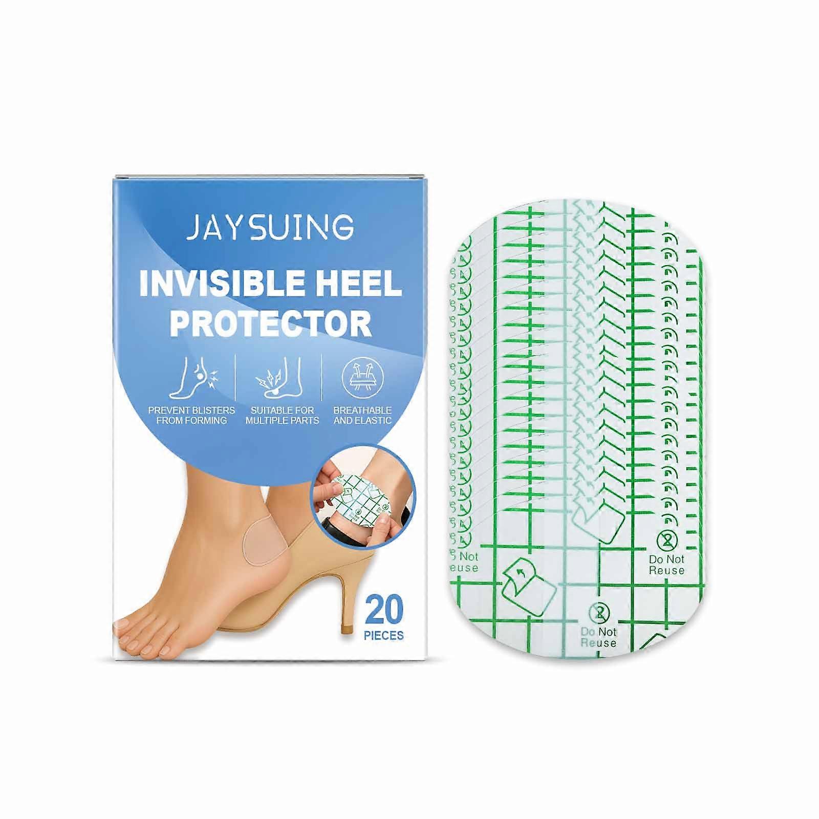 Youdaoplaceholder0 Heel Anti-Friction Patch: Transparent Care Patch For Daily Anti-Friction And Relief Of Foot Discomfort On The Heel