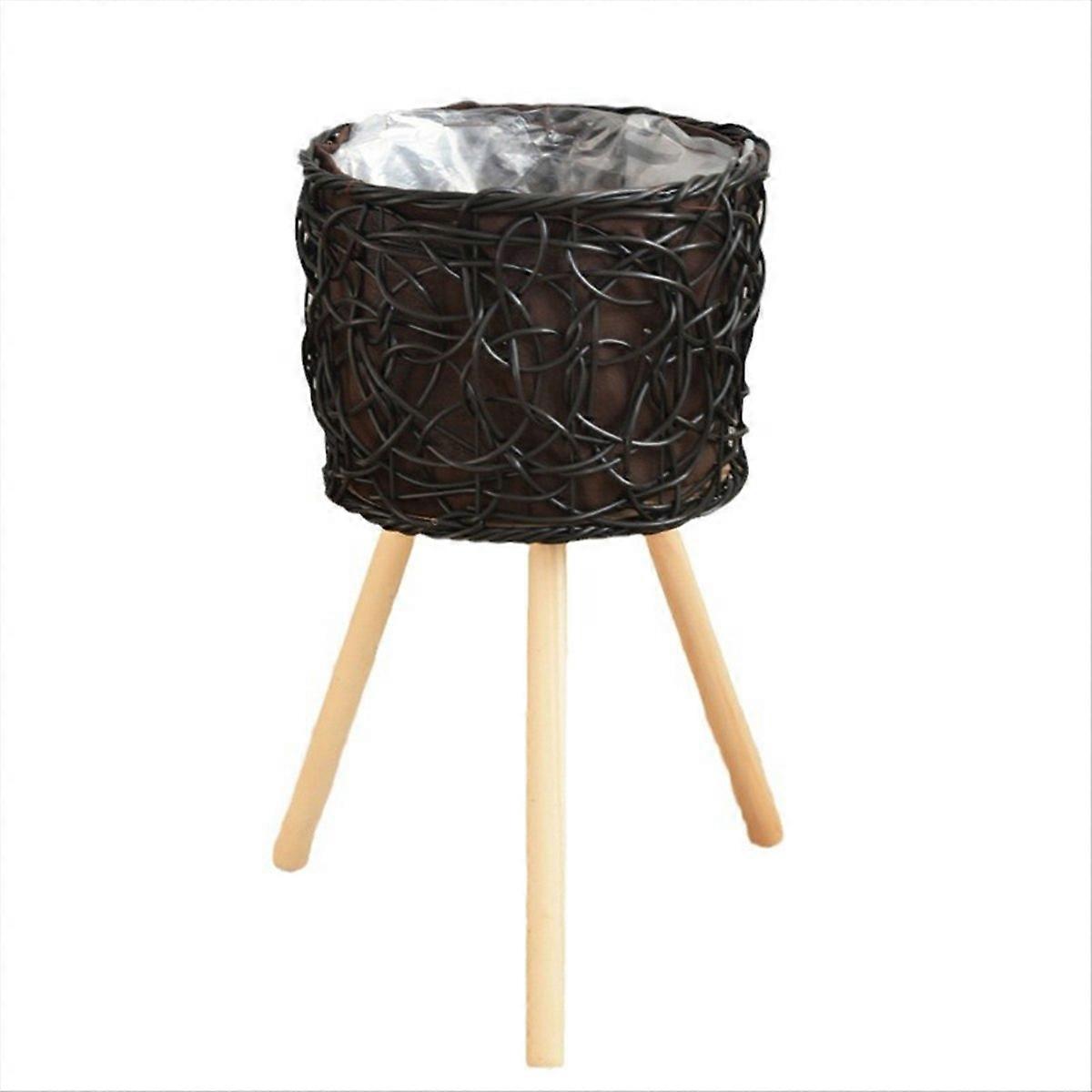 Balcony Floor-Standing Plant Baskets Indoor Storage Racks,20cm