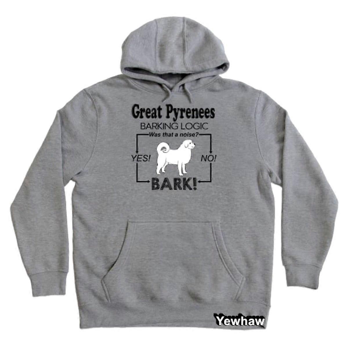 Sweat à capuche Great Pyrenees Barking Logic