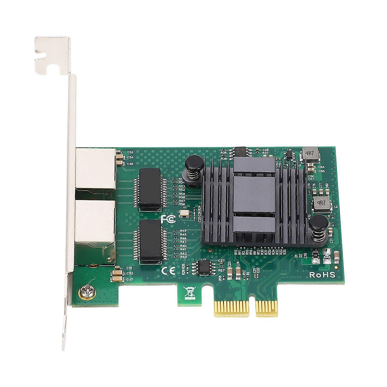 Dual Port Gigabit Network Card PCIe X1 RJ45 for 82575 Chipset Ethernet Card for Win for Linux for Red Hat Enterprise for FreeBSD 