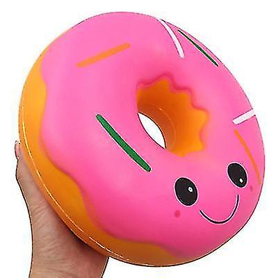 Hand Exercisers Pink 25cm*25cm*9.5cm Slow Rebound Super-large Donut Squishy Stress-relieving Toy