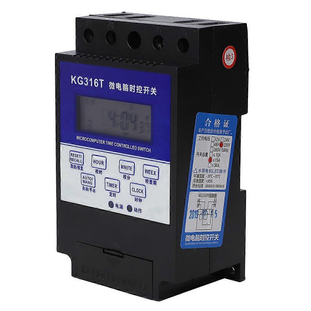 SK-02 Microcomputer Time Control Switch Timer Timing Delay Relay for Household Use220V 10A