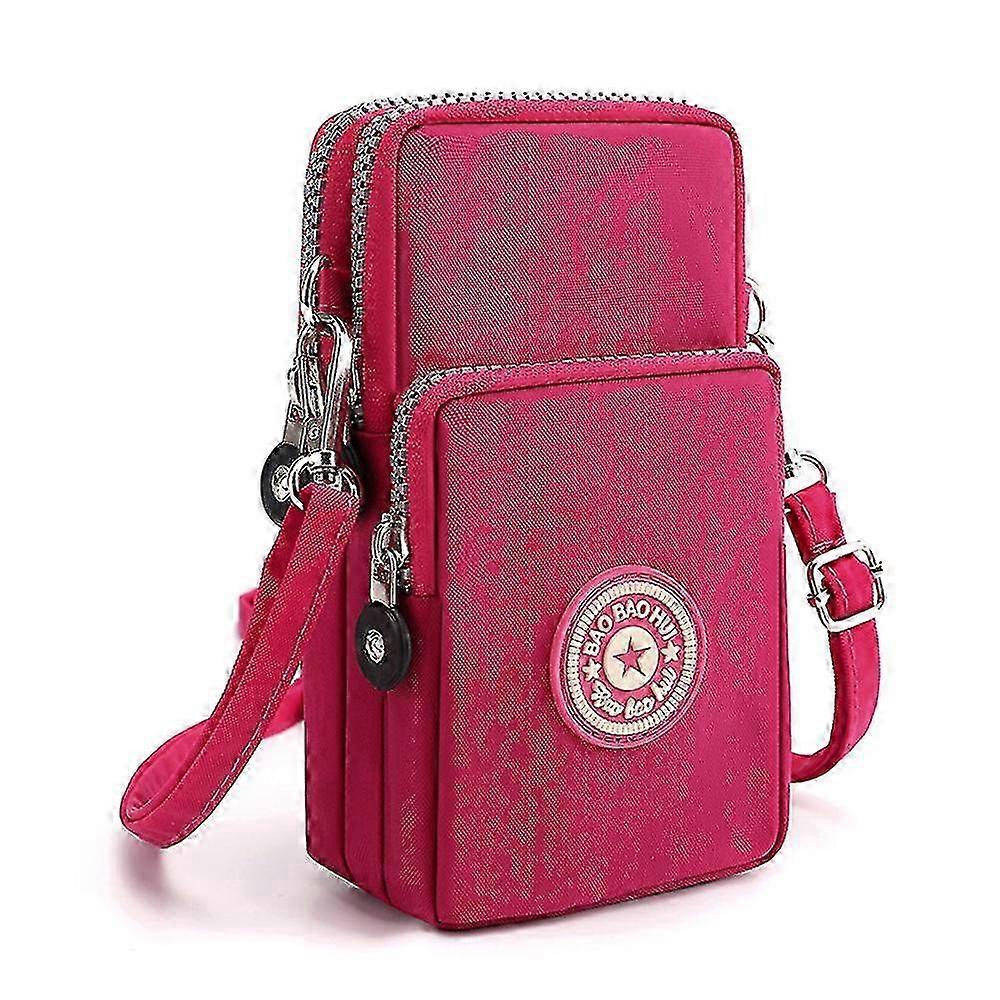 Slim Cellphone Wallet Purse with Secure Strap