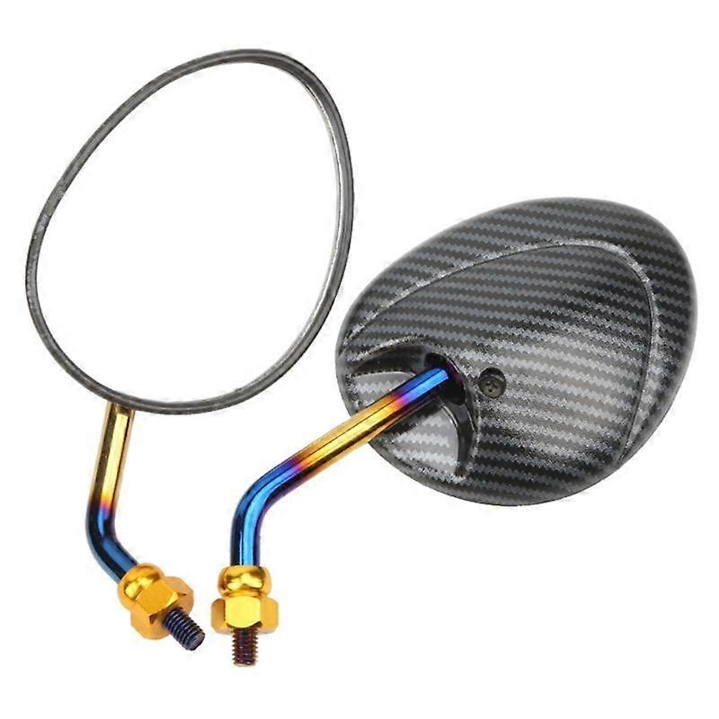 Verre de moto Verre de vue arrière avec verre latéral de moto à bande réfléchissante