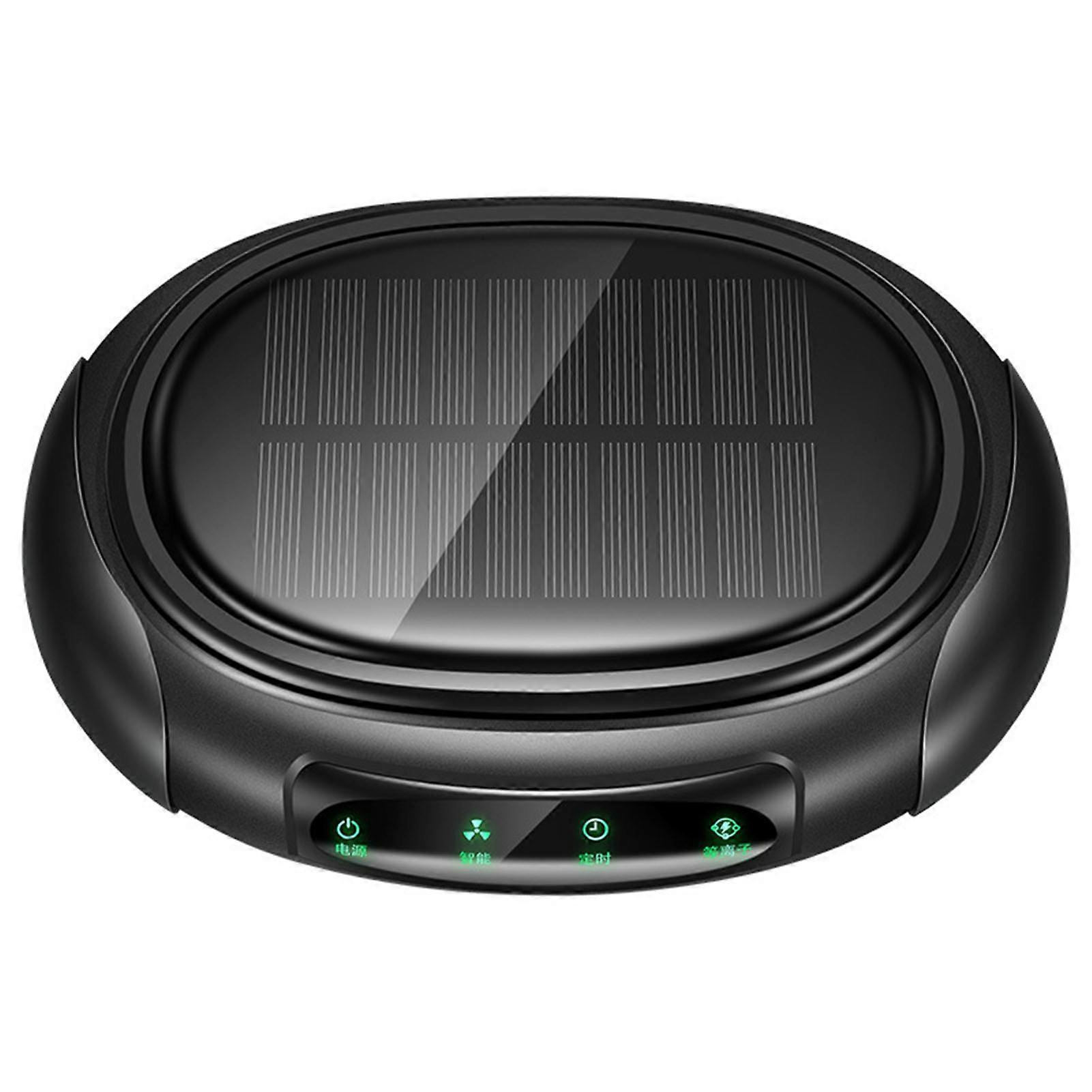 Fragrance diffuser for SUV with solar-powered air purifier