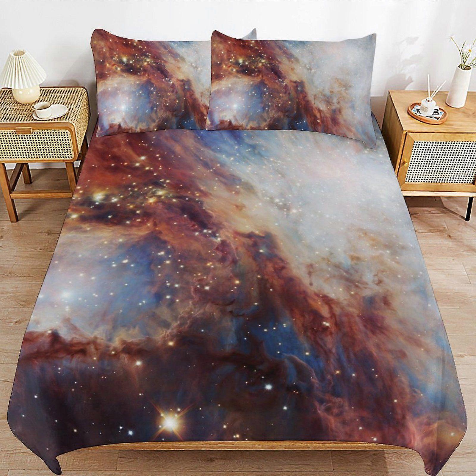 u407 Rebels of the Cosmos Soft Sleep Safe Threaded Build Machine Ready Closure Duvet Cover Sets for Bedroom n407