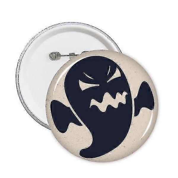 Angry Halloween Ghosts Round Pins Insignia