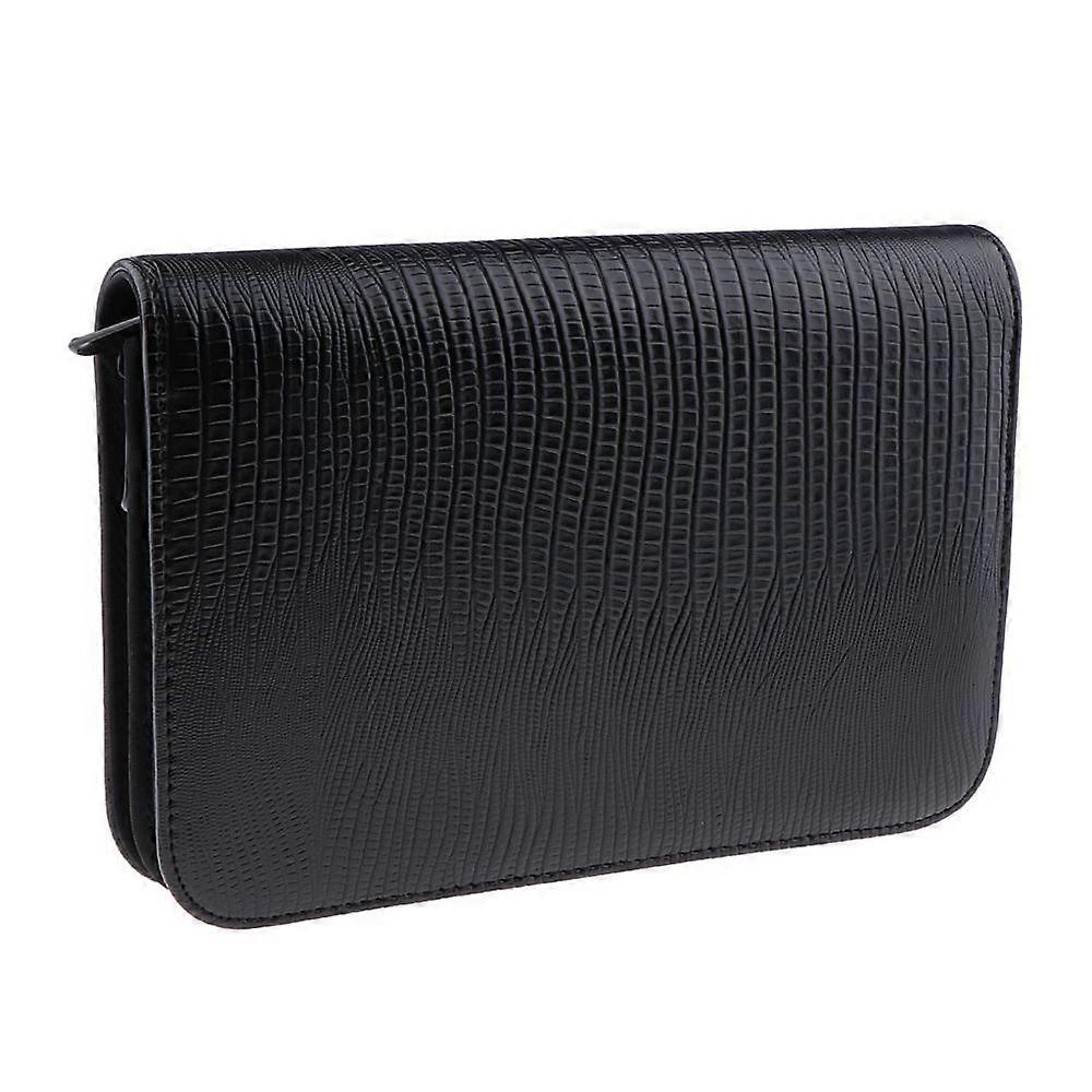 Scissors Scissors Soft Leather Hairdressing Comb Pouch Case Black