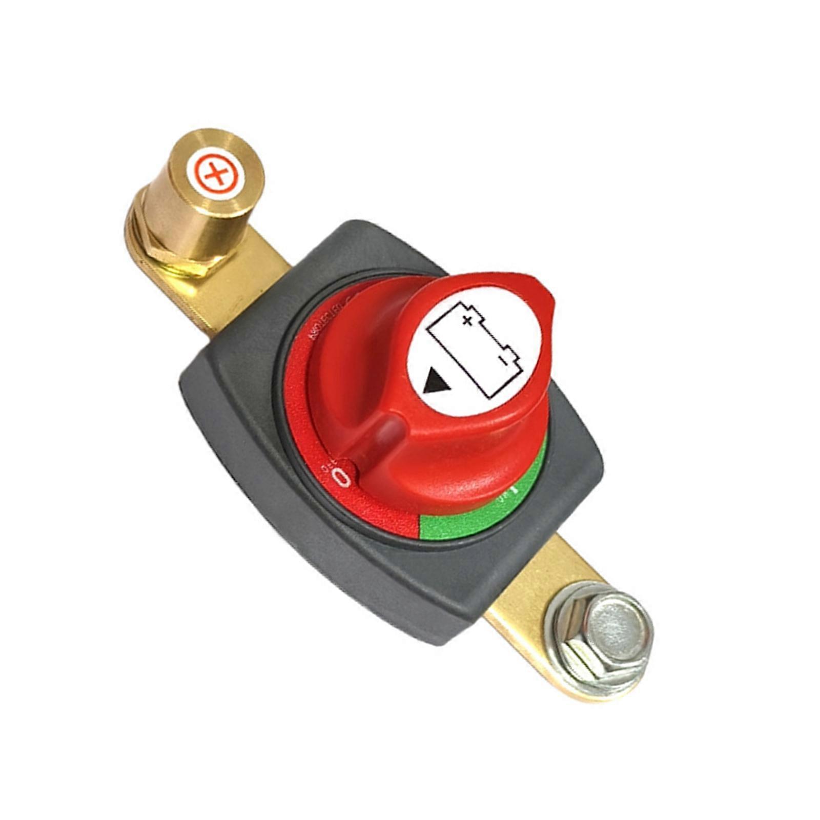 Sturdy Brass Battery Disconnect Switches With Secure Power Cutoff and Anti Oxidation Protective for Vehicle Terminals Multicolor