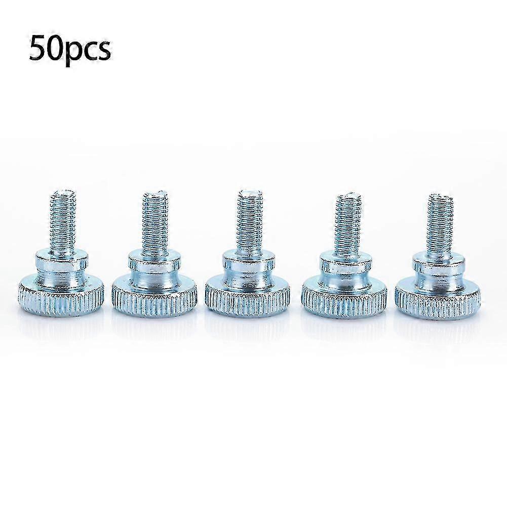 50pcs Adjustable Step Double Handle High Head Knurled Screw M5*14