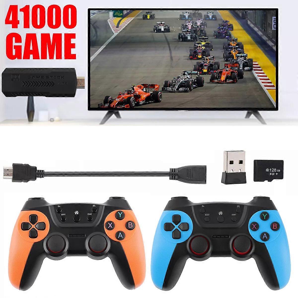 Video Game Console Retro TV Stick 4K HDMI & 2 Wireless Controller  41000+ Games