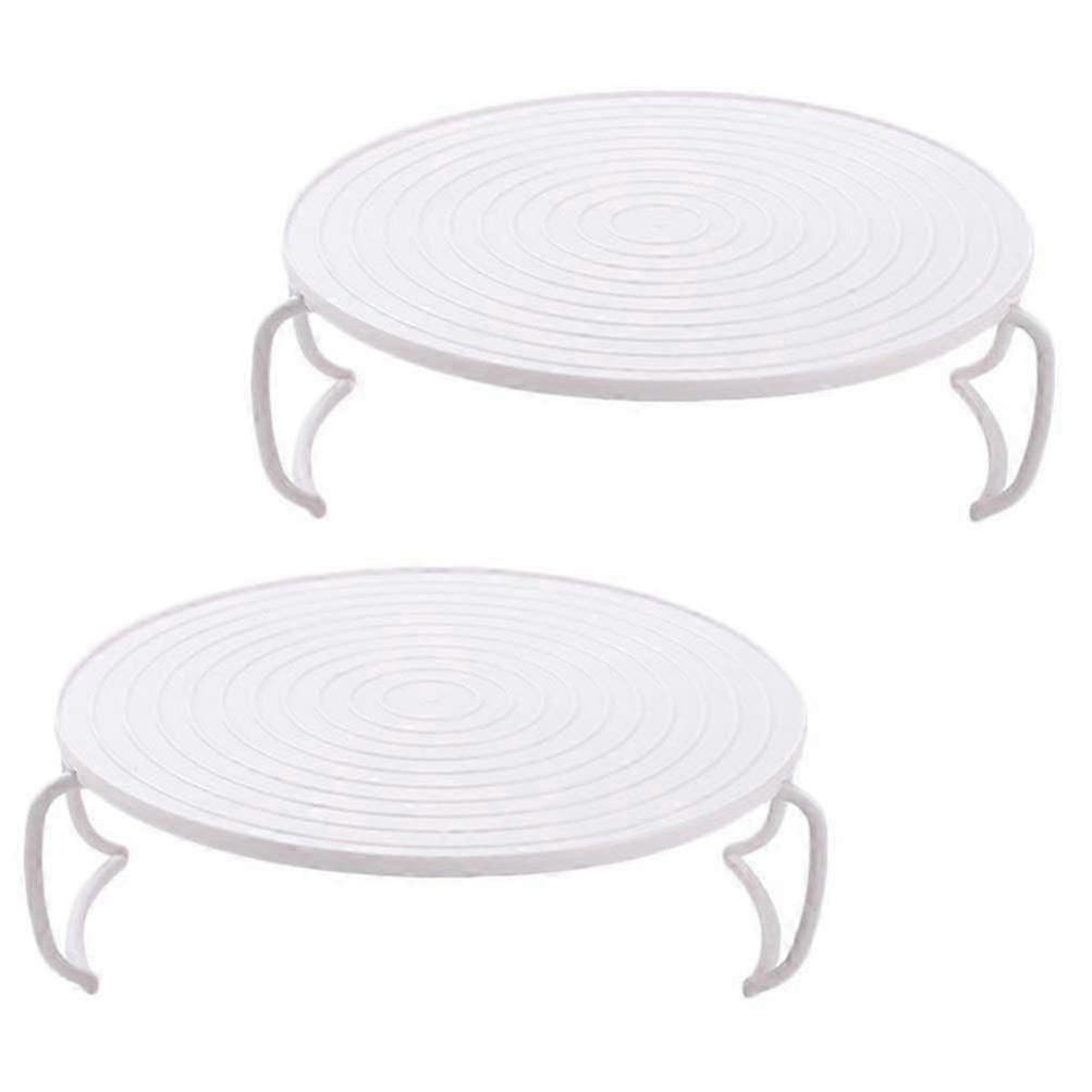 Microwave Plate Stackers 2pcs Plastic Tiered Food Trays