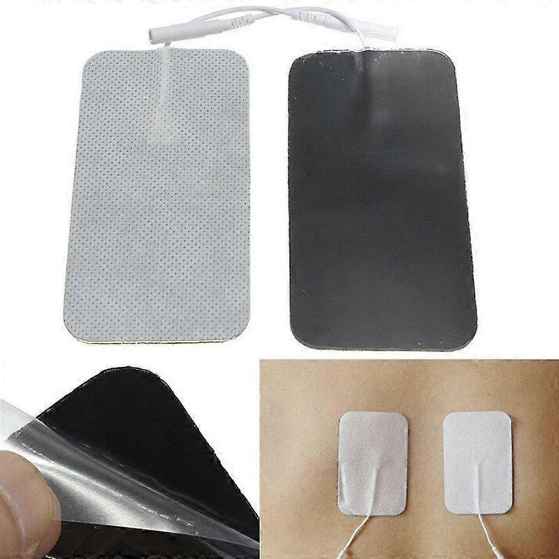 2/4X Reusable Large Physical Electrode Self Adhesive Pads For Tens Ems Machine