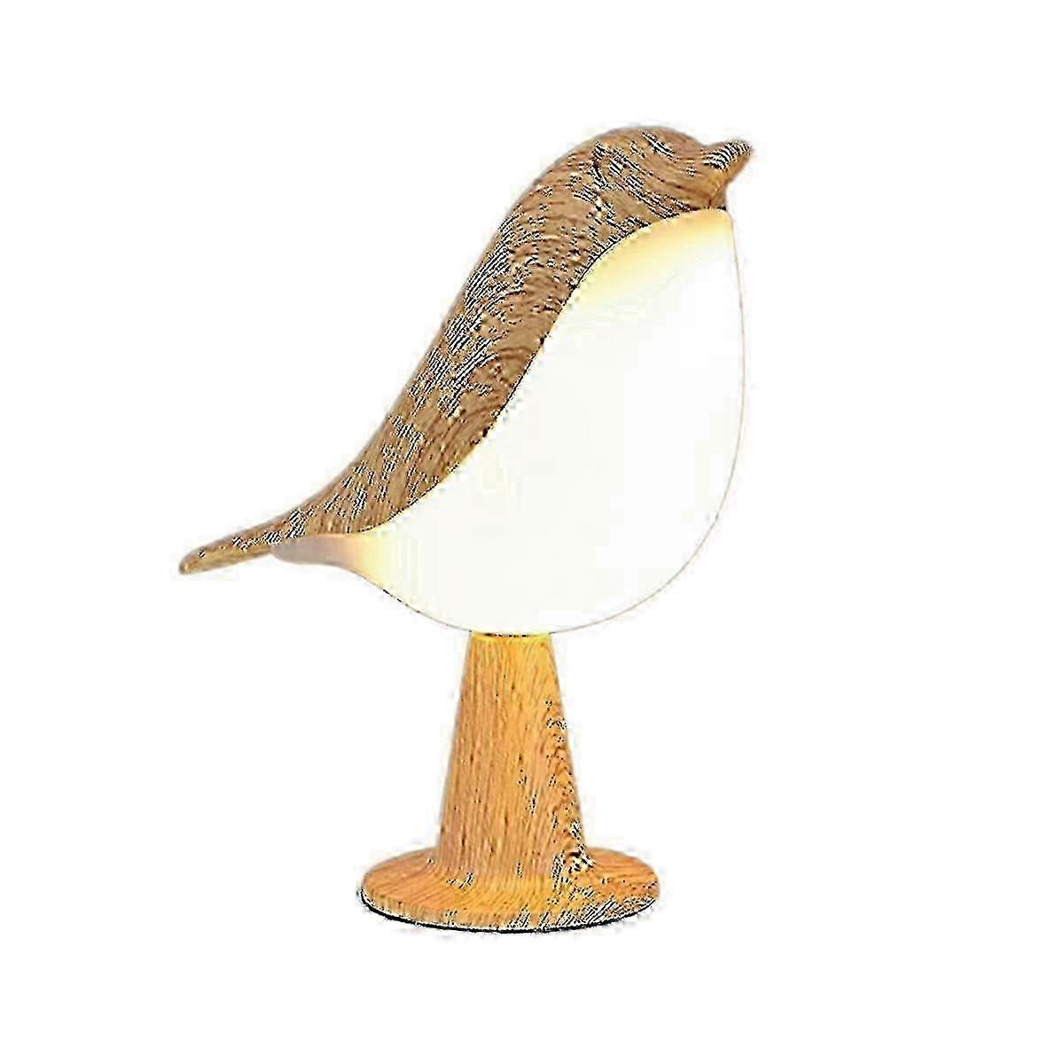 Bird LED Bedside Lamp Small Cordless Bird Night Light Touch Control Bedroom Table Reading Lamp Home