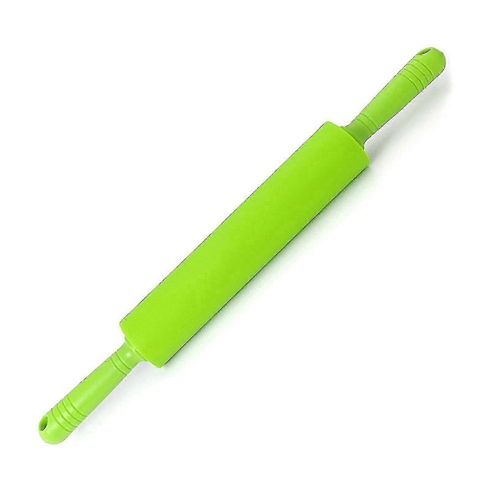 Non-Stick Colorful Rolling Pin for Pastry Dough, Kitchen Baking Tool with Flour Roller