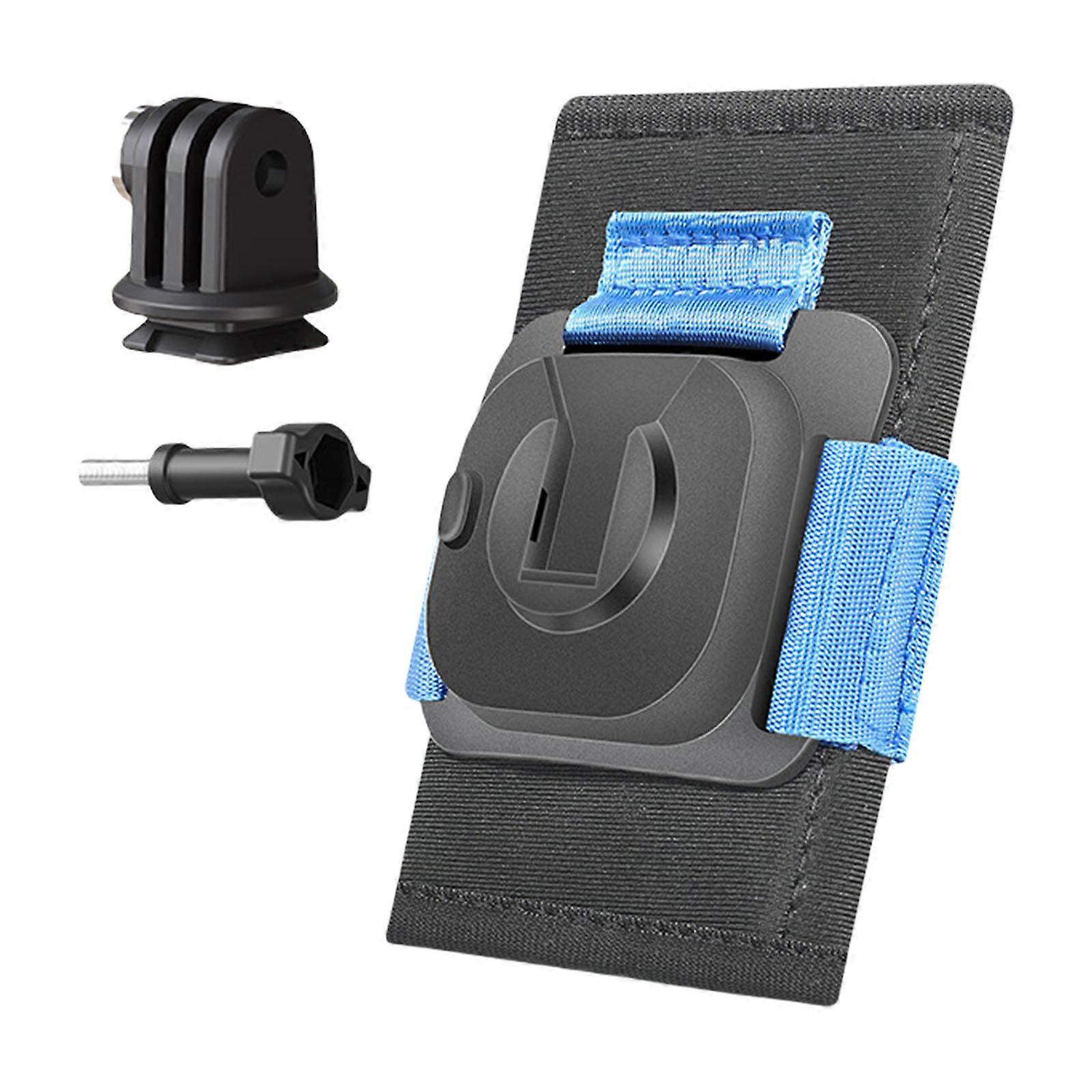 360 Degree Rotating Backpacks Clip Mount Shoulder Straps Holder for Action Cameras for Multiple Models Multicolor