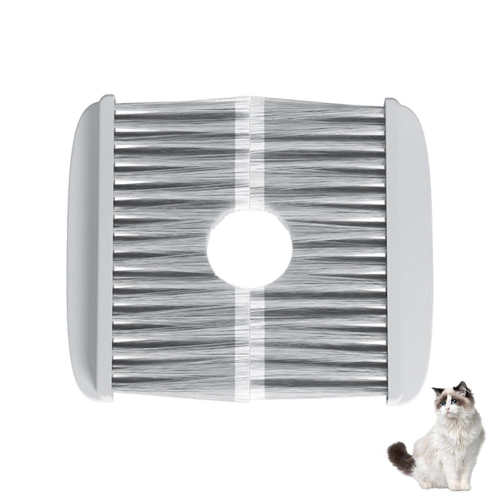 Automatic Cats Hair Remover For Litter Boxes Soft Flexible Bristles Easy to Clean Design Shedding Control Multicolor