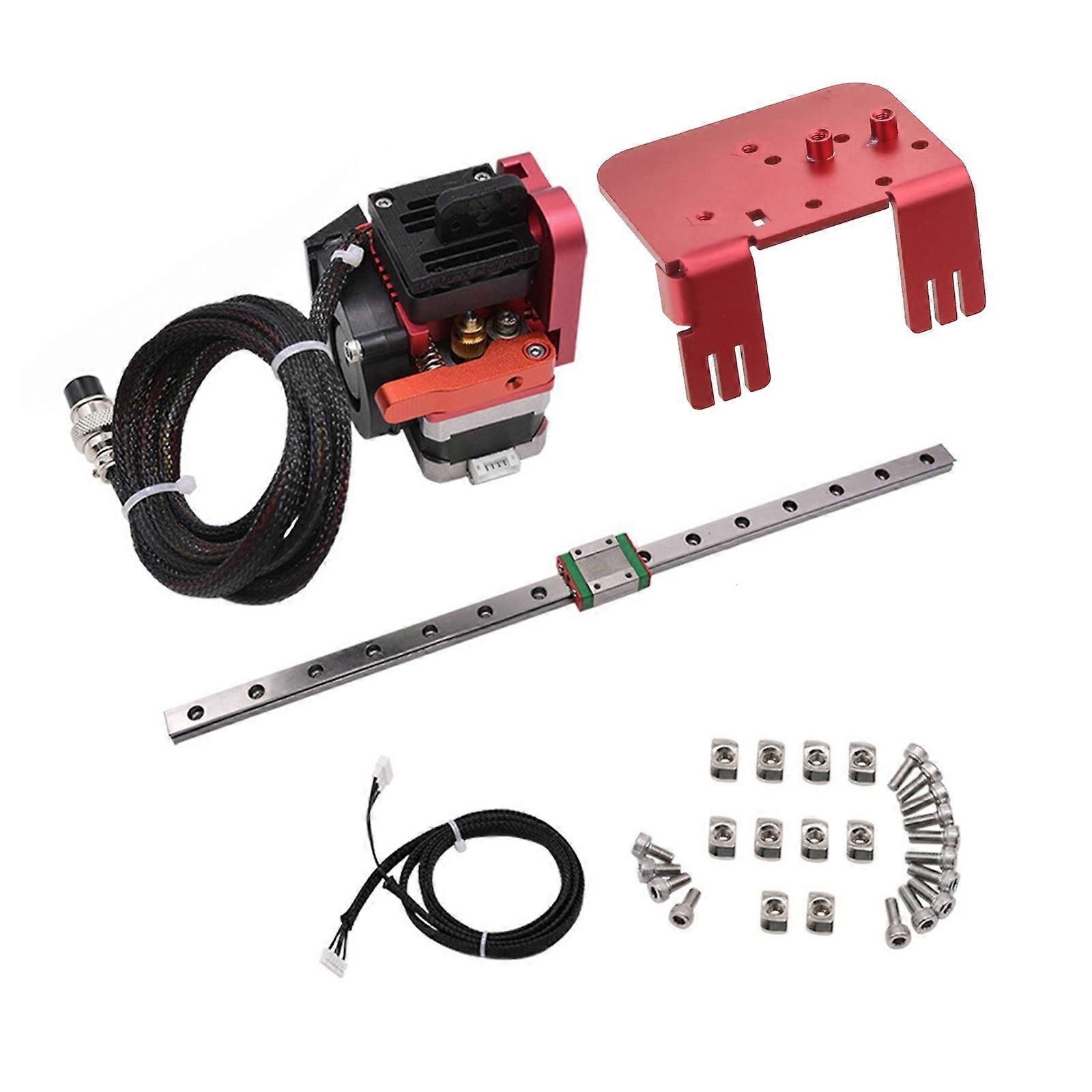 Printer Linear Guide Rails MK8 Extruder Direct Drive Kit With Fixed Backplane Bracket Upgrade Kit for For Ender3 CR-10 Multicolor