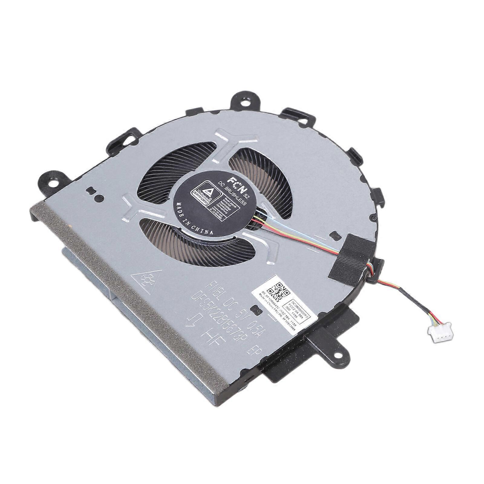 1PC Laptop CPU Radiator DC5V 4Pin Cooling Fan CPU Coolers for V17G23 3 17ITL6 Fan Multicolor