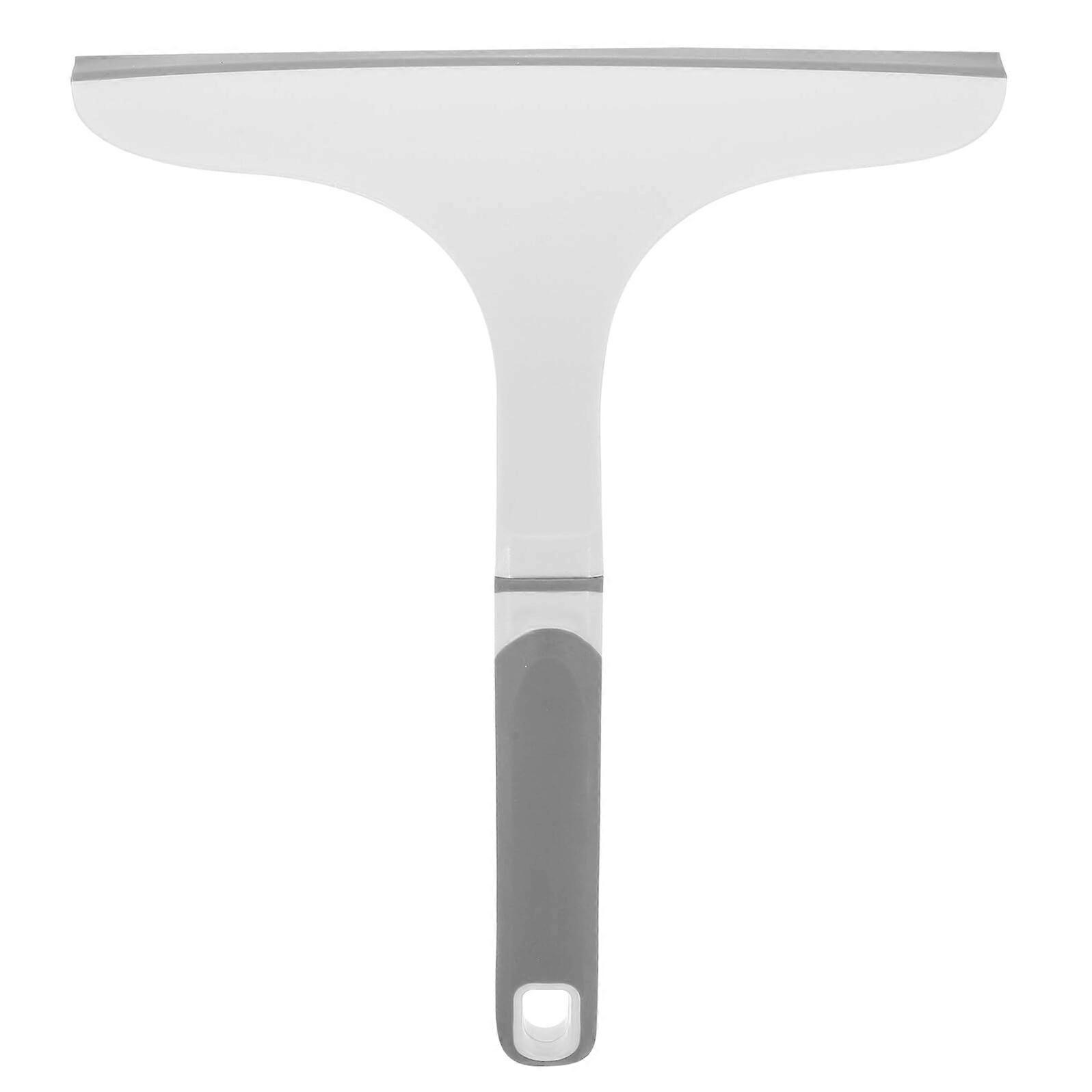 Window Squeegee with Plastic Handle for Shower Glass, Car Mirrors and Smooth Window Cleaning