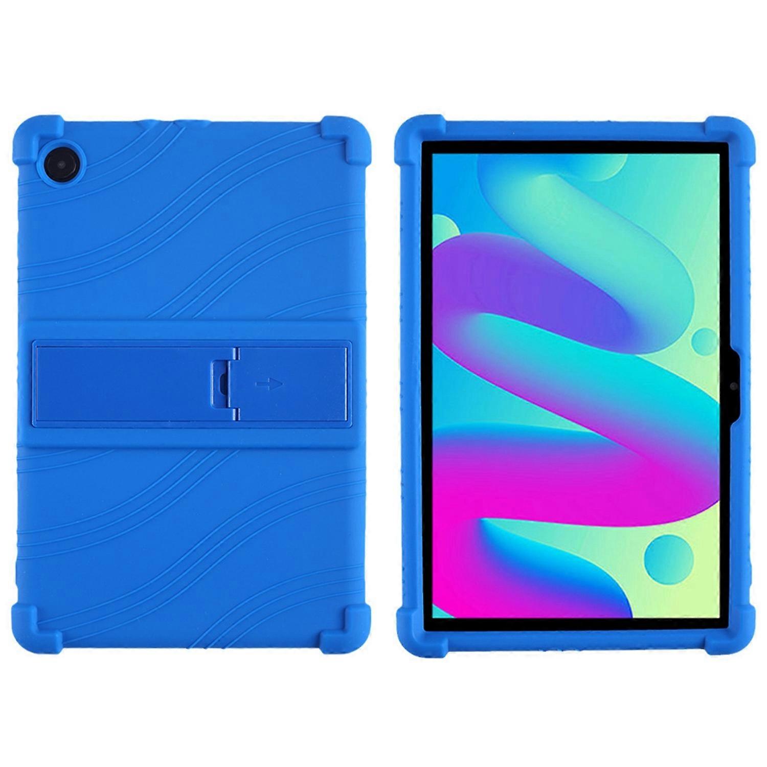 For TCL Tab 10L Tab 10 HD 4G Soft Skin Silicone Protective Case Honey Comb Multi-Angle Kickstand Tab