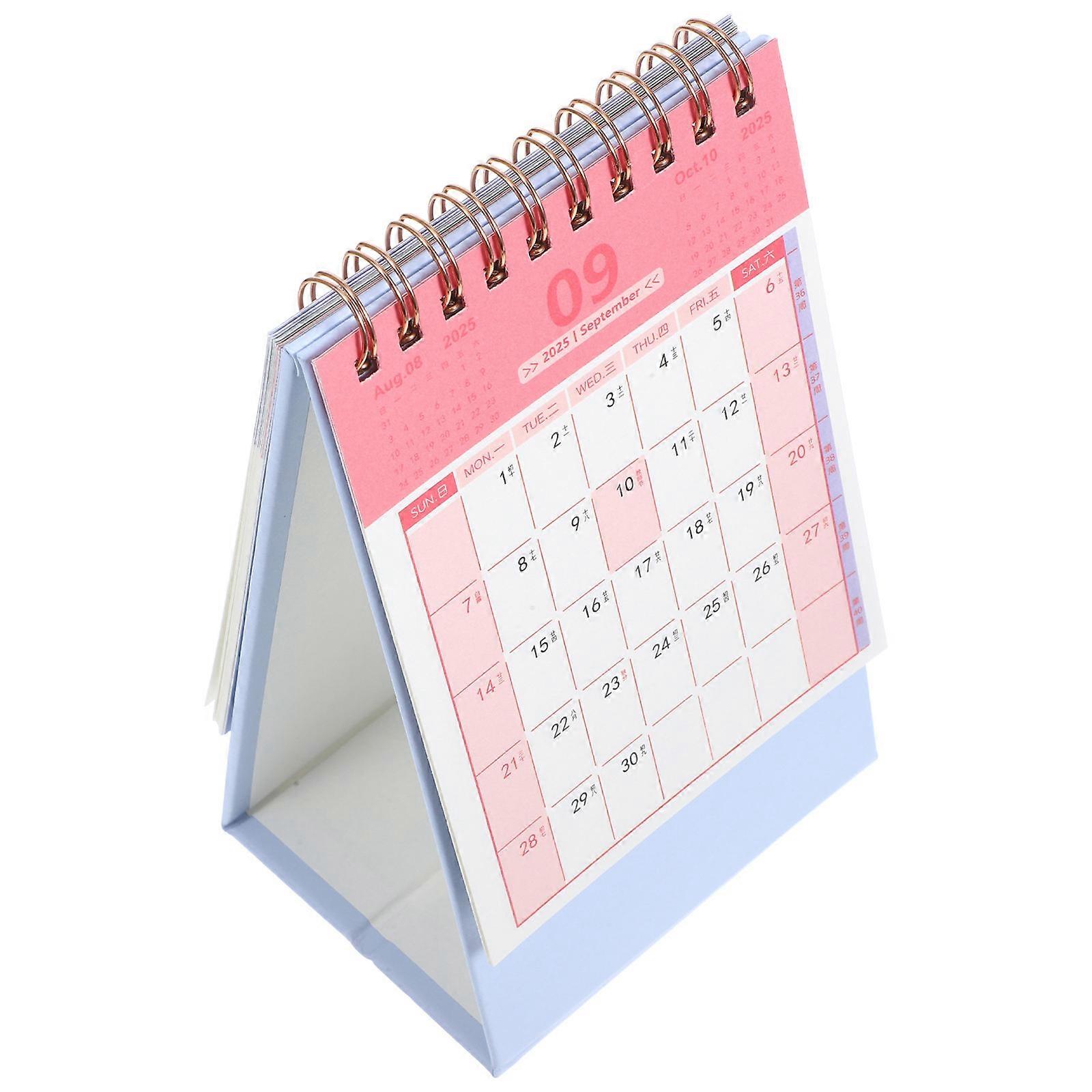 Academic Desk Calendar Small Desk Calendar for Daily Use in Office