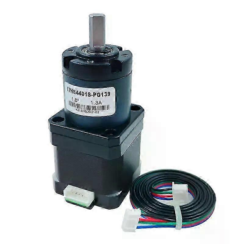 محرك متدرج 42BYG 40 مم طول الجسم مع نسبة 371: 1 ~ 139: 1 NEMA17 محرك تروس كوكبي مع علبة التروس