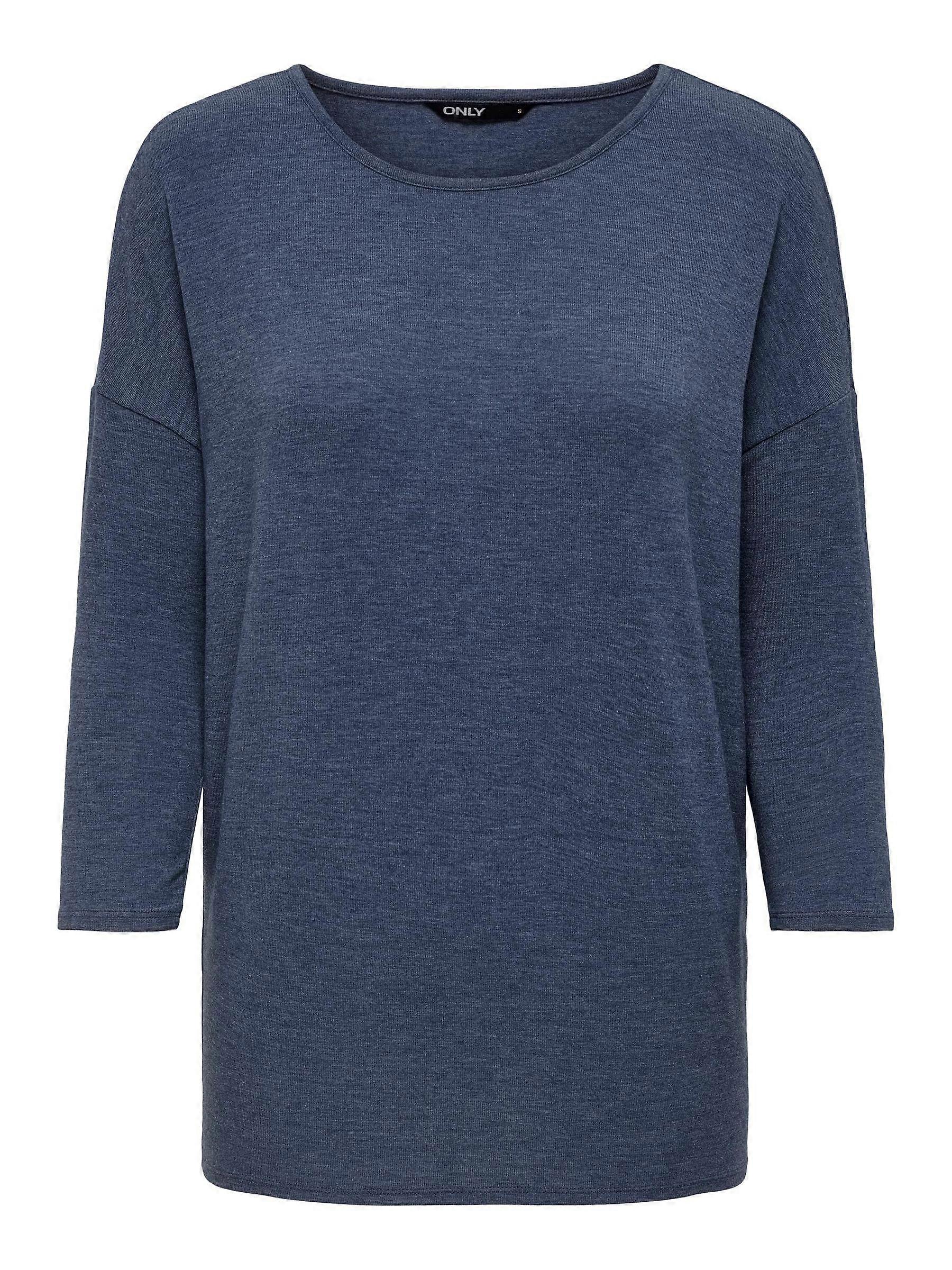 ONLY Damen Dünner Basic Strickpullover 3/4 Langarm Stretch Sweater ONLGLAMOUR