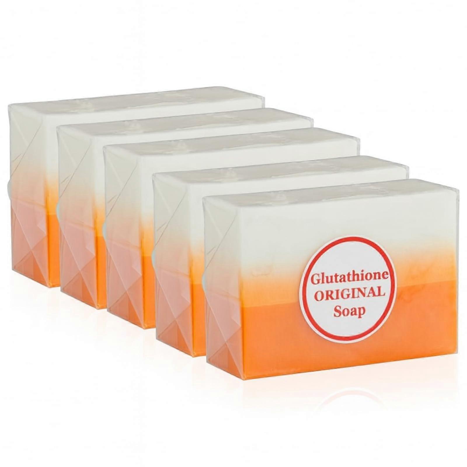 Soap Bars Deep Cleansing Hydrating Exfoliating for Face & Body Set of 5