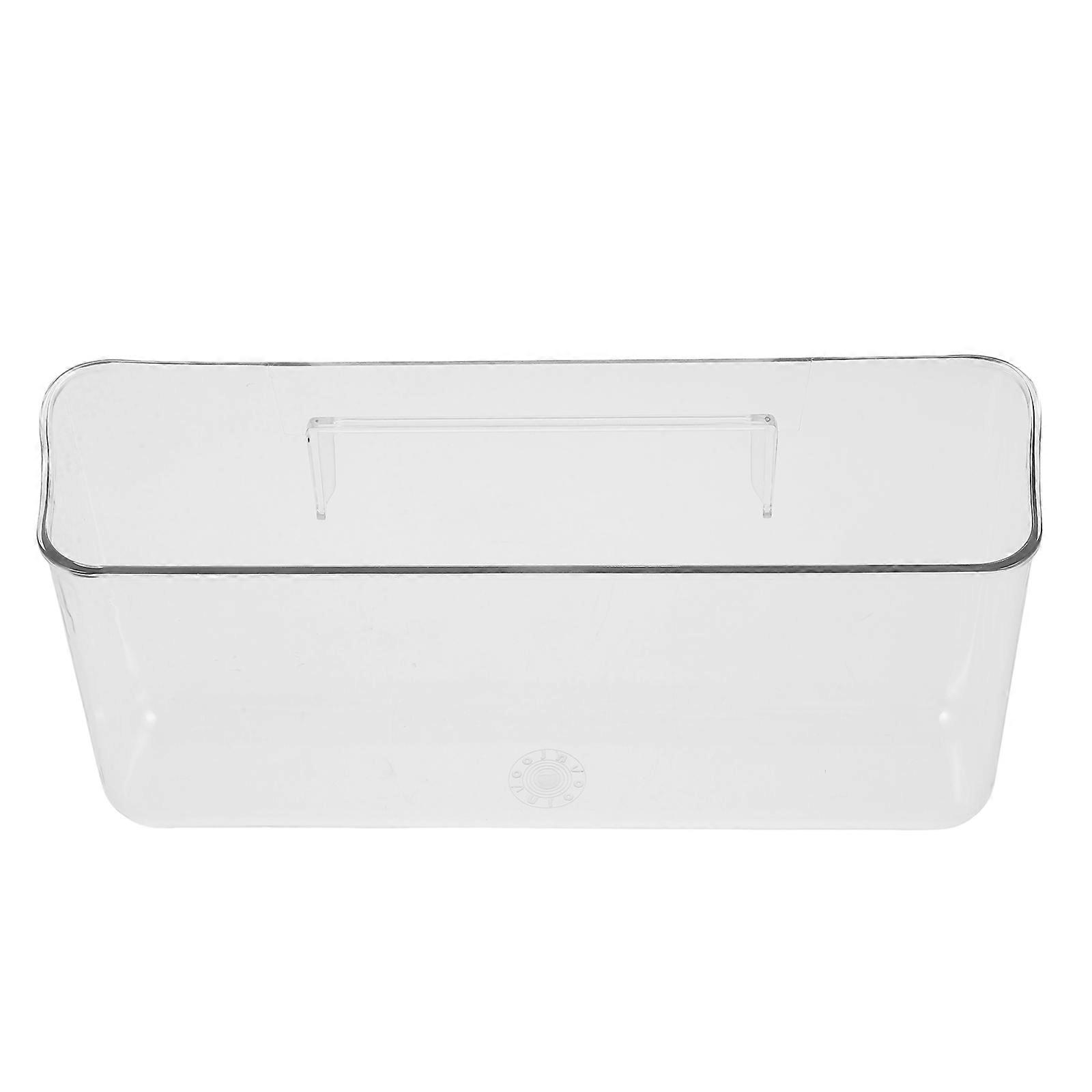 Wall Storage Box Remote Holder for Storage Use Transparent Plastic