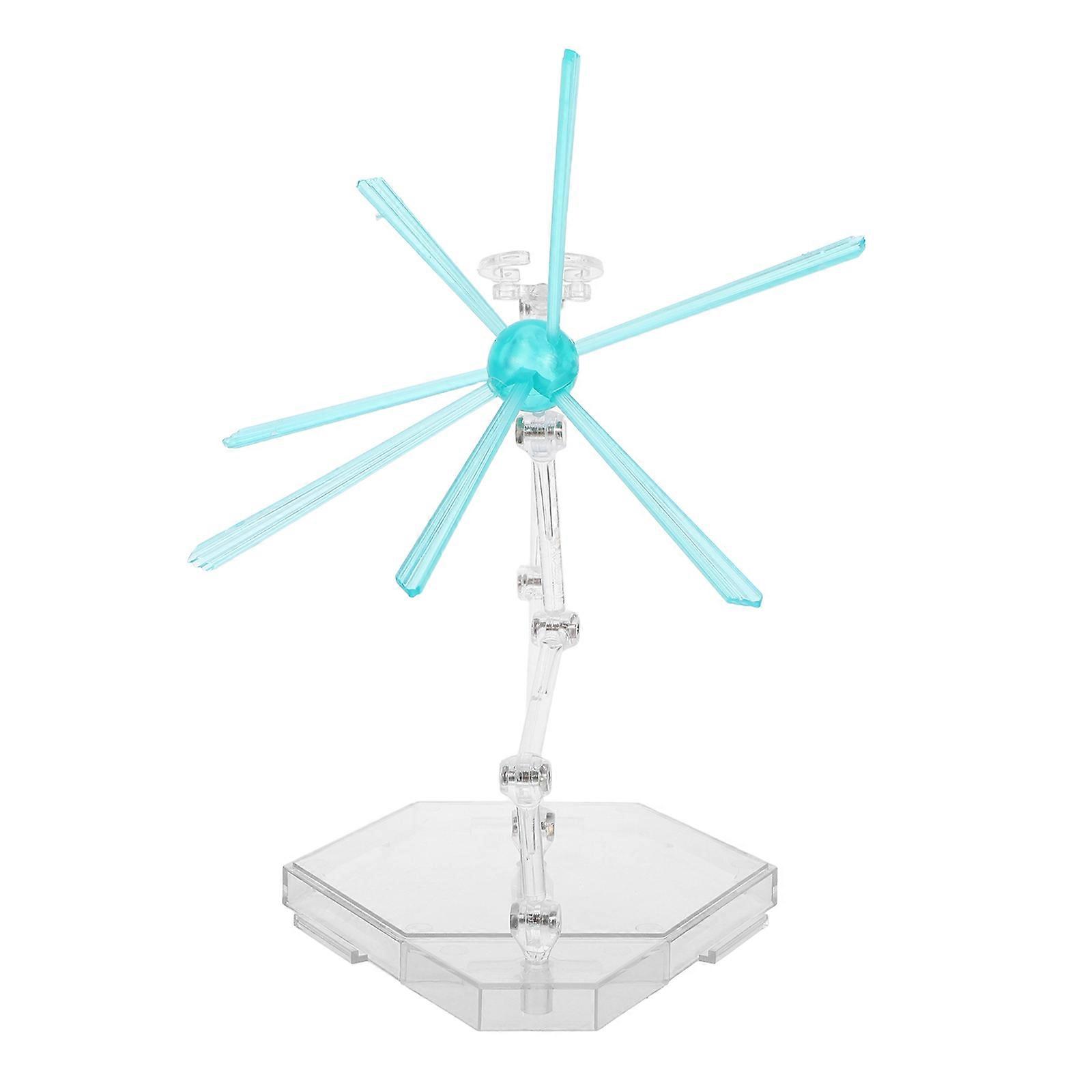 Action Figure Stand Clear Doll Model Support for Display 3Sets Light Green Plastic