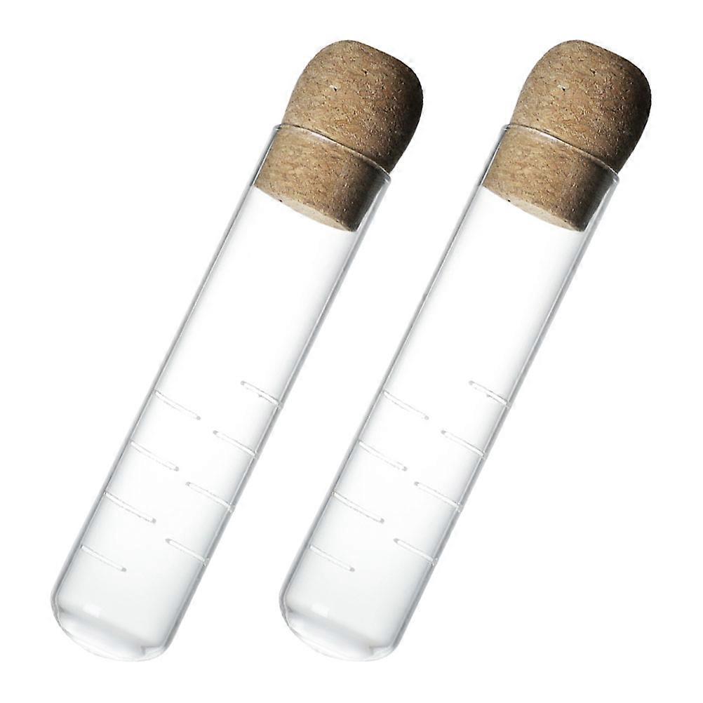 Glass Tea Infuser for Tea Separation with Cork Stopper 2Pcs Pack