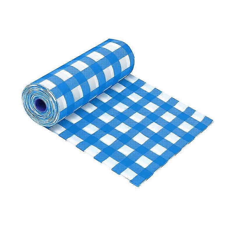 Plastic Tablecloth Roll 54" x 300' with Cutter Box - Cut to Size for Rectangle & Round Tables, Disposable Black Table Covers
