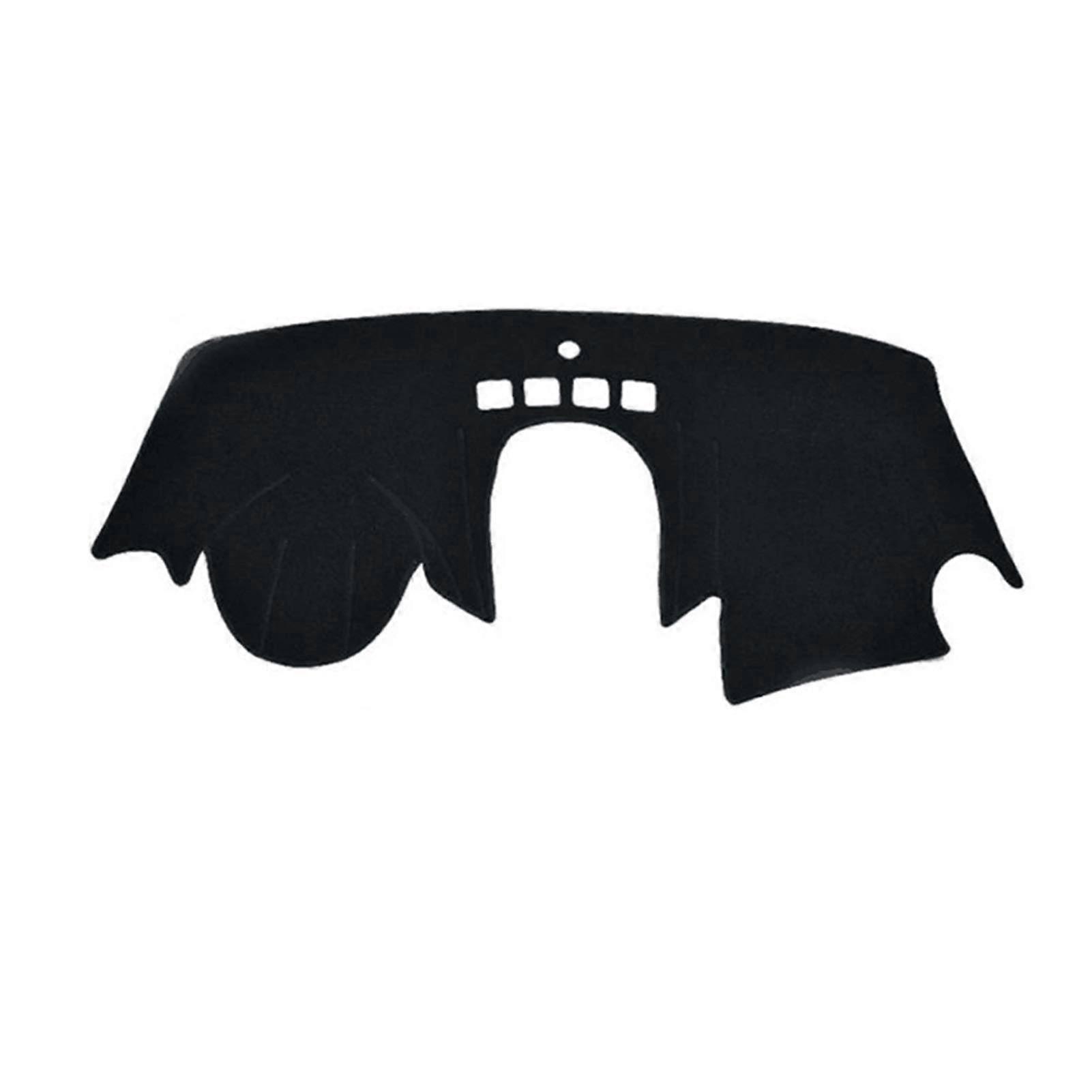 Dashboard Cover for Ford Fiesta 20092019 with Navigation, NonSlip Sun Glare Reduction Mat Black