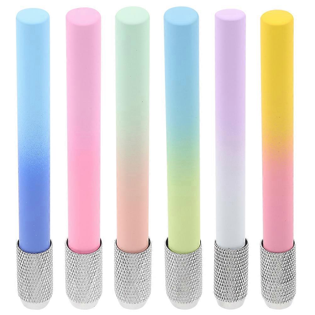 Pencil Extender for Drawing Plastic Handle Lengthener 6Pcs Assorted