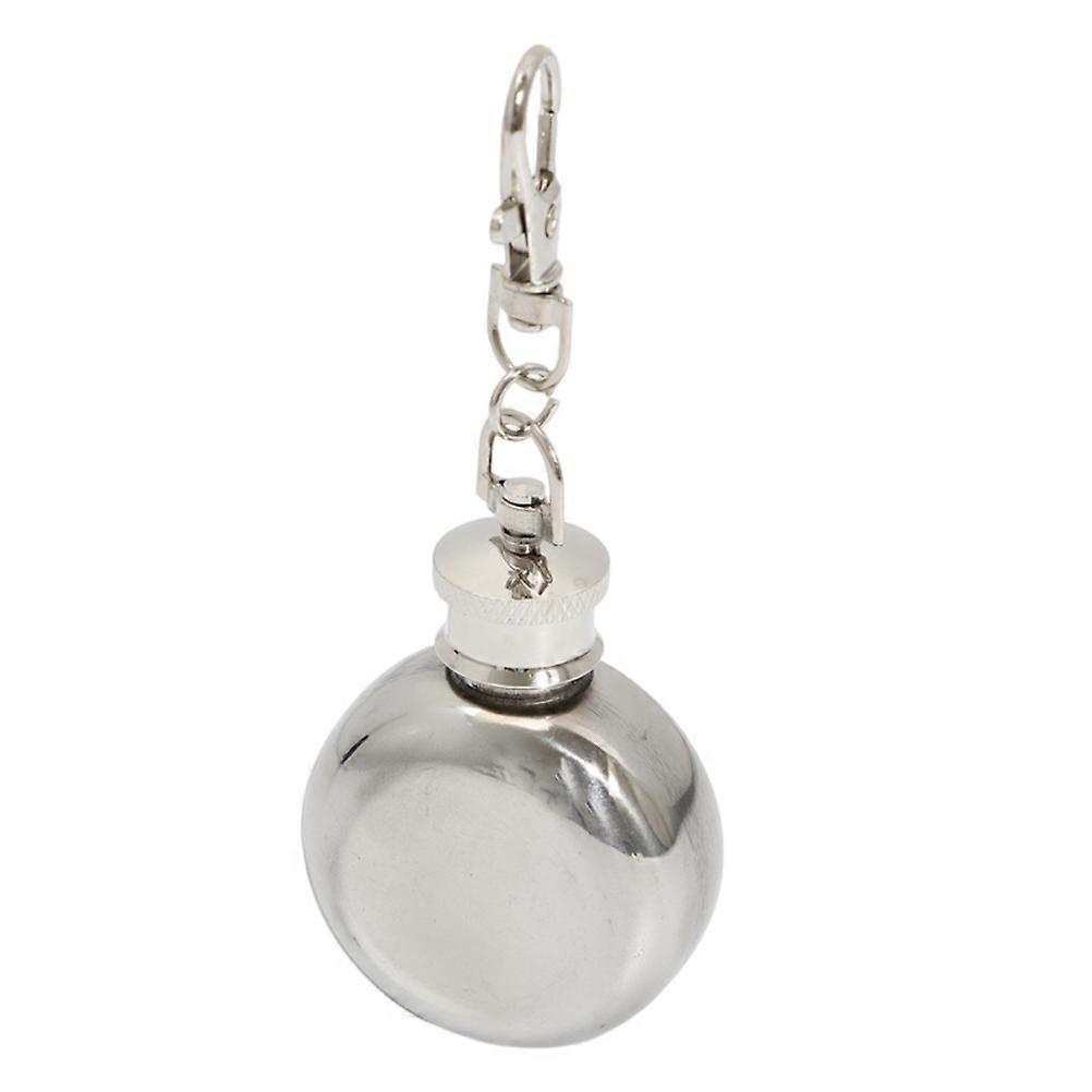 Stainless Steel Keychain Flask Portable Leak-Proof 1oz