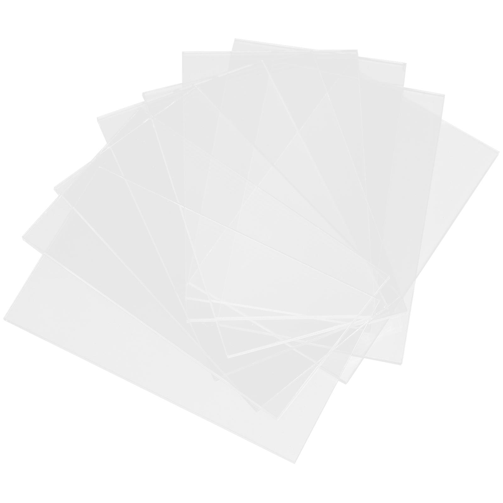 Seating Chart Acrylic Place Cards for Wedding Table 80Pcs Clear Rectangle