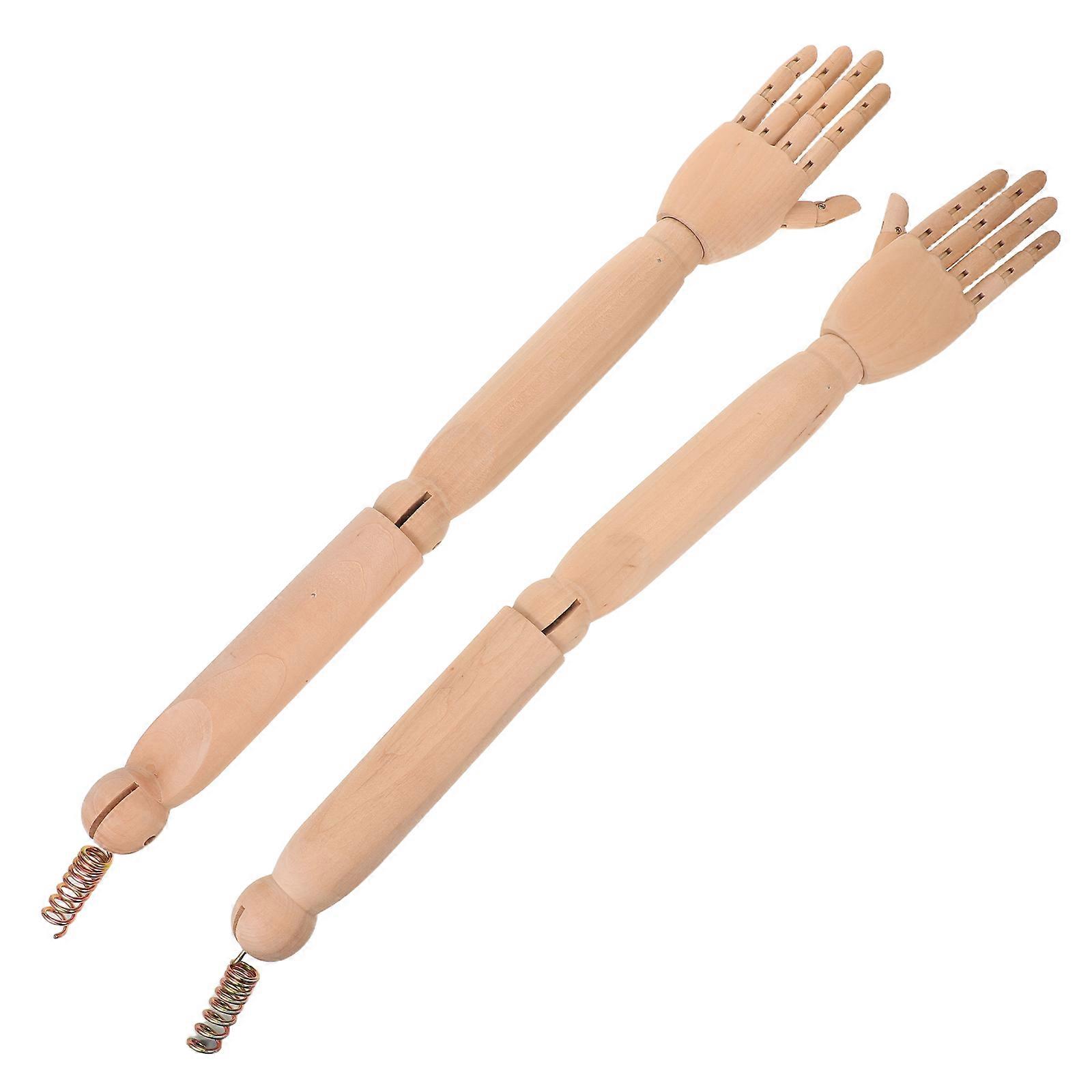 Articulated Wooden Mannequin Arm Replacement for Display