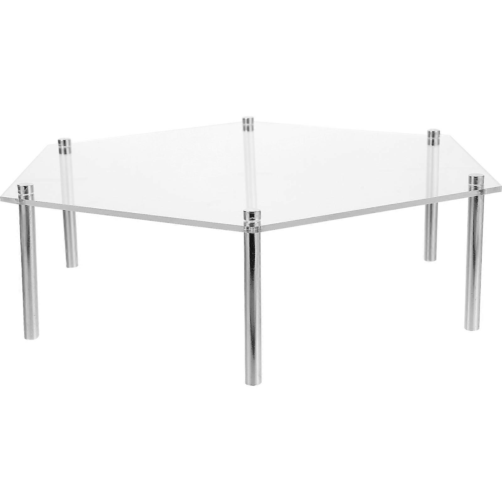 Acrylic Cupcake Display Stand for Wedding Cakes 5Sets Clear Rack