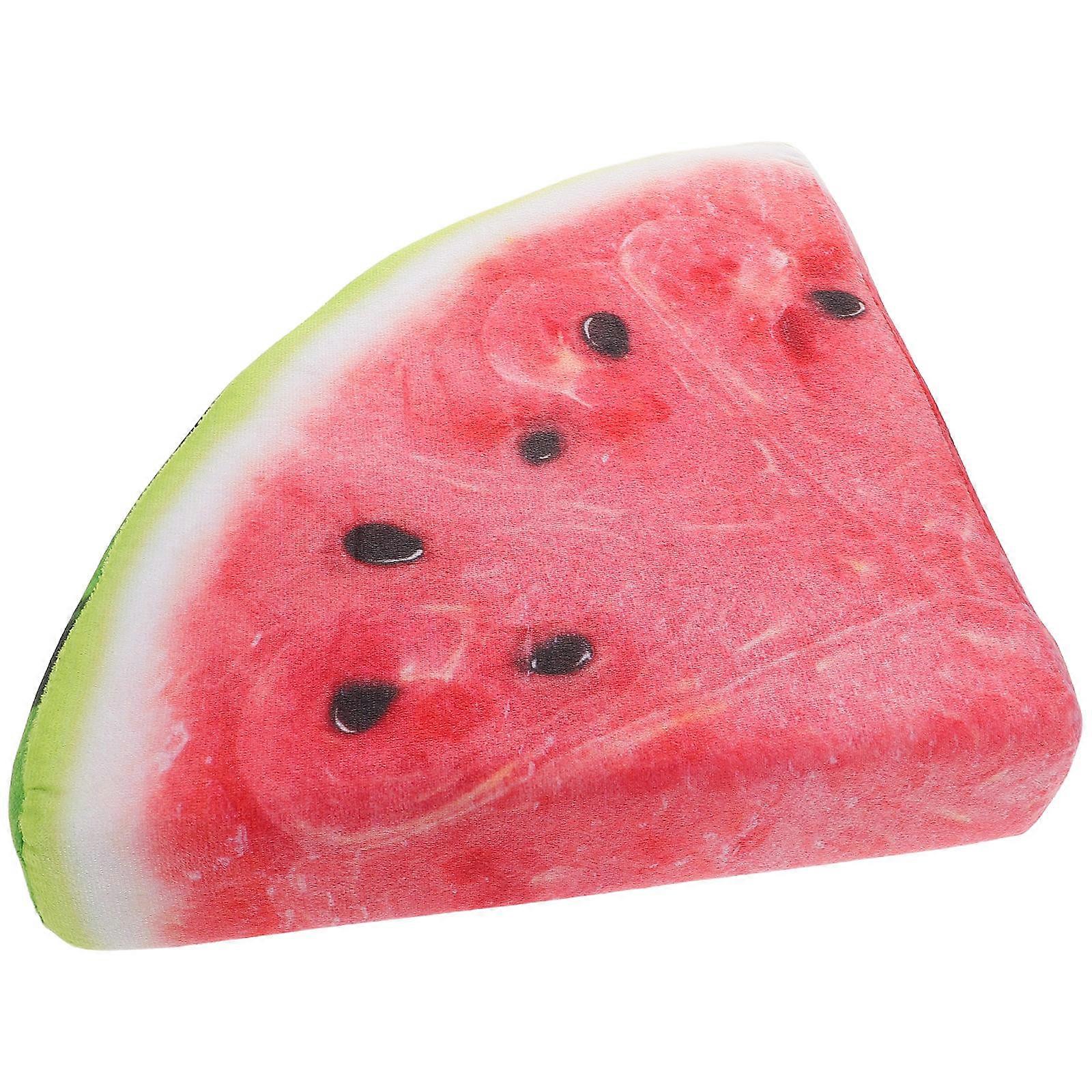 Decorative Watermelon Plush Pillow for Couch Use Fruit Cushion