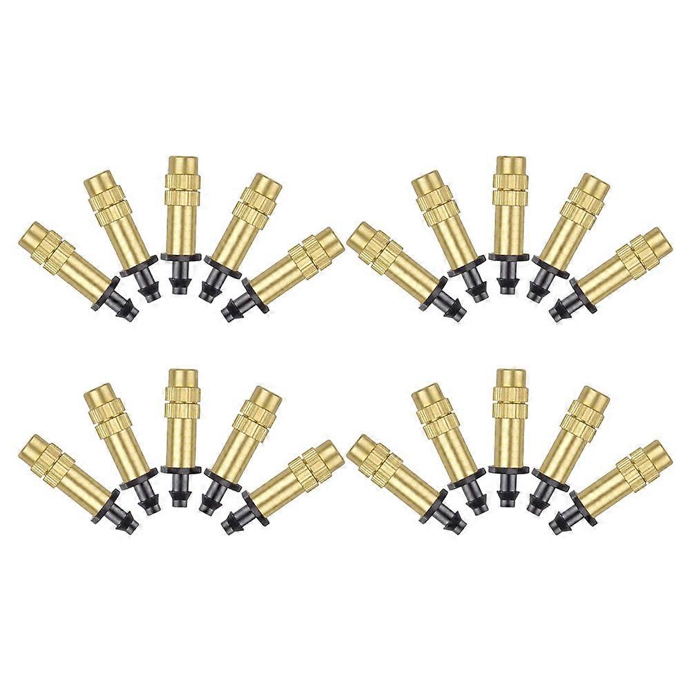 20Pcs Drip Irrigation Spray Emitters for Efficient Watering Copper Nozzles