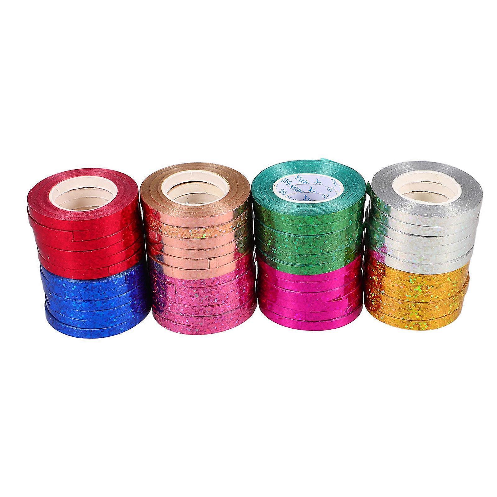 Metallic Curling Ribbon Ribbon for Present 48 Rolls Plastic Assorted Color