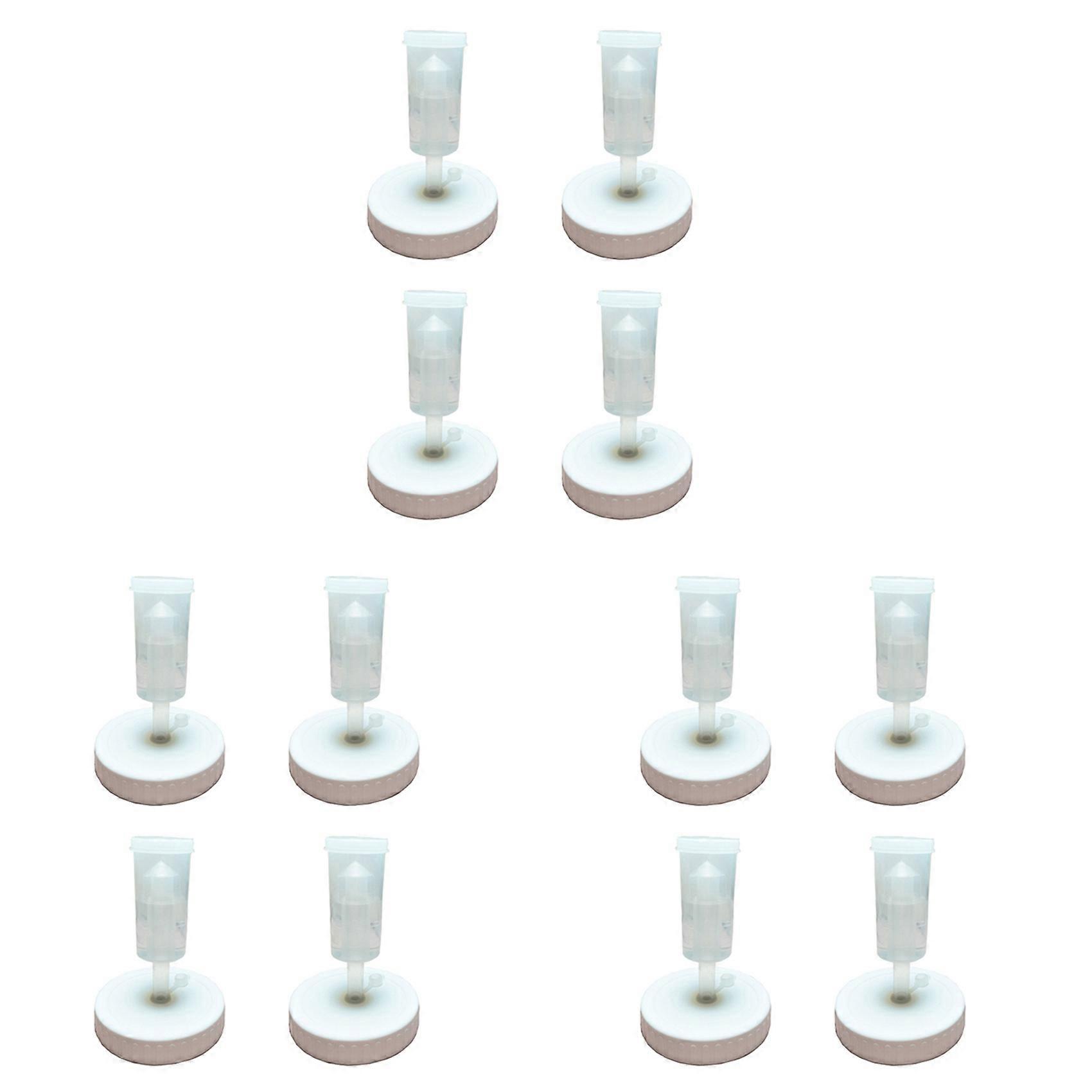 12Pc Mouth Jars Lids Fermenting Lids with Airlocks Fermentation Kit for Making Sauerkraut in Wide Mouth Jars
